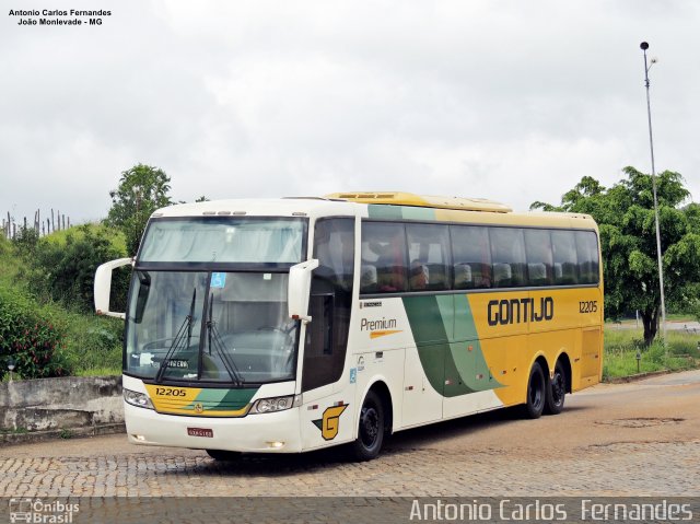 Empresa Gontijo de Transportes 12205 na cidade de João Monlevade, Minas Gerais, Brasil, por Antonio Carlos Fernandes. ID da foto: 4891662.