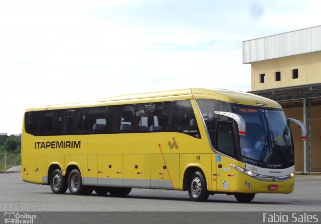 Viação Itapemirim 60541 na cidade de Guarapari, Espírito Santo, Brasil, por Fábio Sales. ID da foto: 4892079.