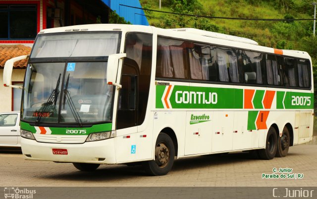 Empresa Gontijo de Transportes 20075 na cidade de Paraíba do Sul, Rio de Janeiro, Brasil, por Clovis Junior. Número da foto: #4895680.