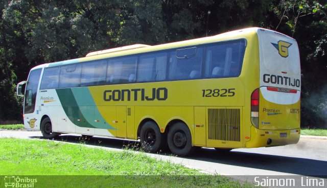 Empresa Gontijo de Transportes 12825 na cidade de Viana, Espírito Santo, Brasil, por Saimom  Lima. Número da foto: #4895546.