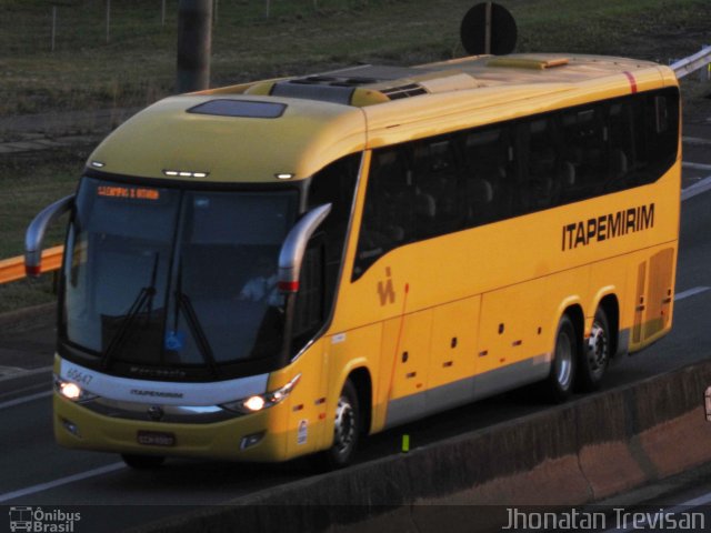 Viação Itapemirim 60647 na cidade de Lavrinhas, São Paulo, Brasil, por Jhonatan Diego da Silva Trevisan. ID da foto: 4895013.