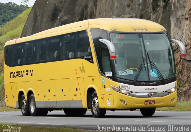 Viação Itapemirim 60813 na cidade de Paracambi, Rio de Janeiro, Brasil, por José Augusto de Souza Oliveira. ID da foto: 4894609.