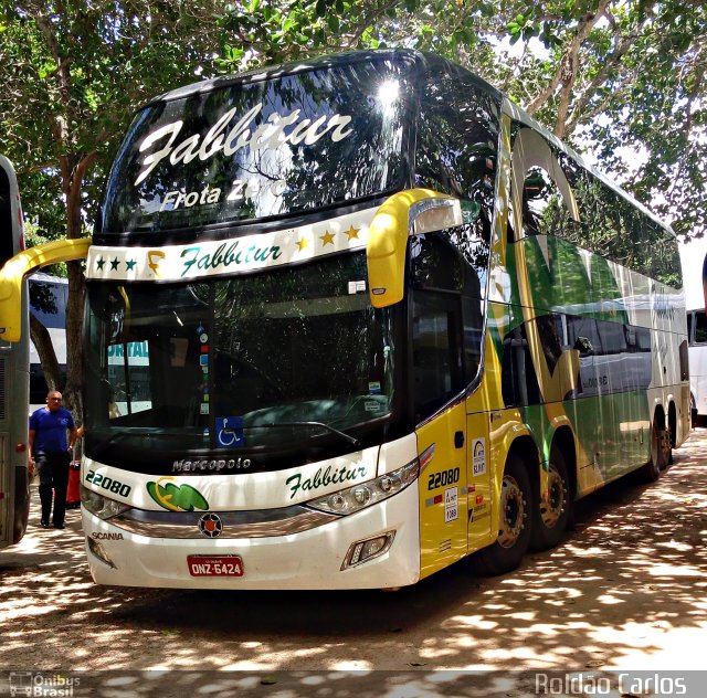 Fabbitur Transporte e Turismo 22080 na cidade de Jijoca de Jericoacoara, Ceará, Brasil, por Roldão Carlos  Andrade Lima. Número da foto: #4894170.