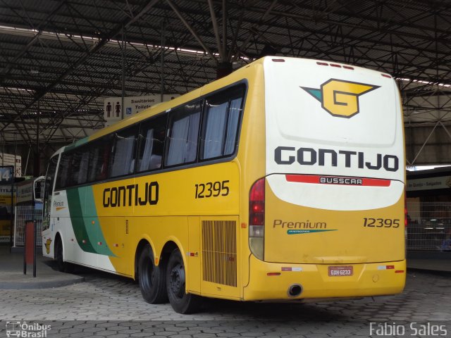 Empresa Gontijo de Transportes 12395 na cidade de Vitória, Espírito Santo, Brasil, por Fábio Sales. Número da foto: #4894605.