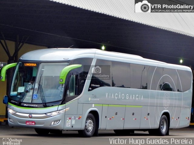 Viação Garcia 7246 na cidade de Maringá, Paraná, Brasil, por Victor Hugo Guedes Pereira. Número da foto: #4894830.