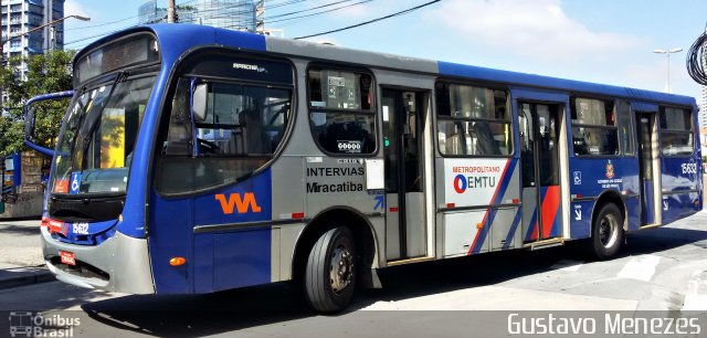Viação Miracatiba 15.632 na cidade de São Paulo, São Paulo, Brasil, por Gustavo Menezes Alves. Número da foto: #4896890.