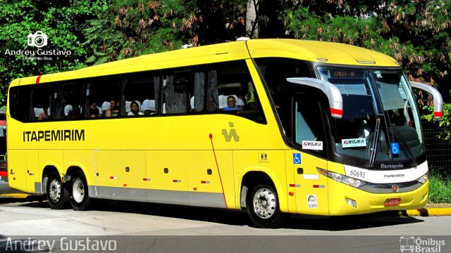 Viação Itapemirim 60693 na cidade de São Paulo, São Paulo, Brasil, por Andrey Gustavo. ID da foto: 4897432.