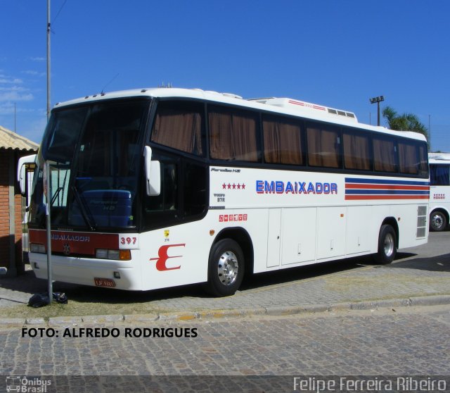 Expresso Embaixador 397 na cidade de Rio Grande, Rio Grande do Sul, Brasil, por Felipe Ferreira Ribeiro. Número da foto: #4896104.