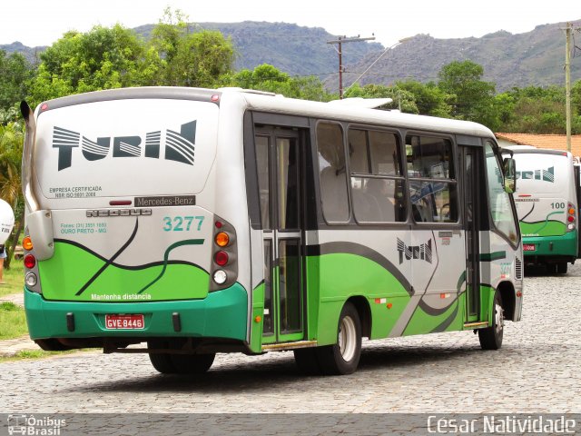 Turin Transportes 3277 na cidade de Ouro Preto, Minas Gerais, Brasil, por César Natividade. Número da foto: #4897399.