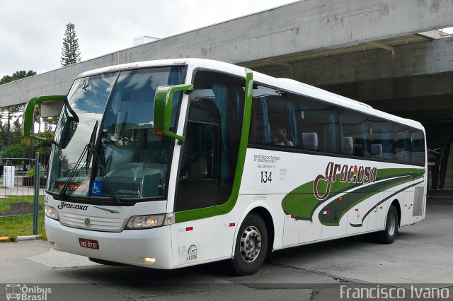 Viação Graciosa 134 na cidade de Curitiba, Paraná, Brasil, por Francisco Ivano. Número da foto: #4896418.