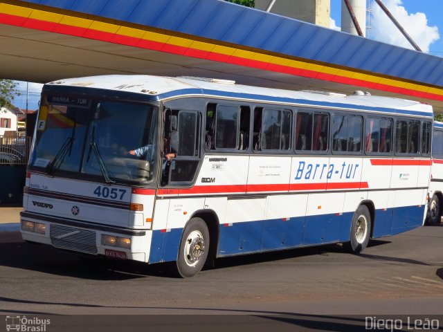 Barra-Tur 4057 na cidade de Barra Bonita, São Paulo, Brasil, por Diego Leão. ID da foto: 4897741.