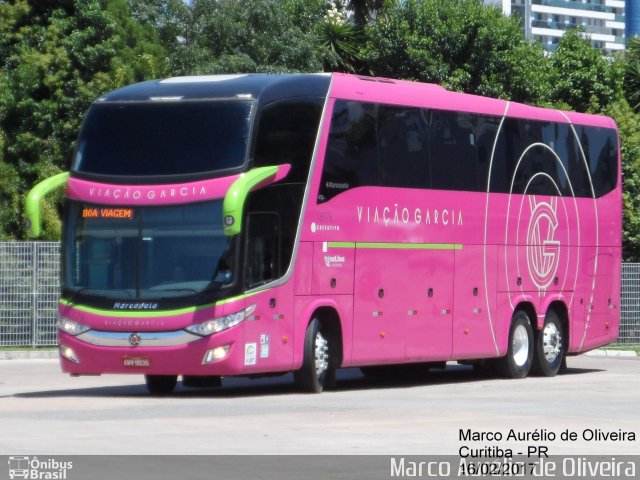 Viação Garcia 16176 na cidade de Curitiba, Paraná, Brasil, por Marco Aurélio de Oliveira. Número da foto: #4950903.