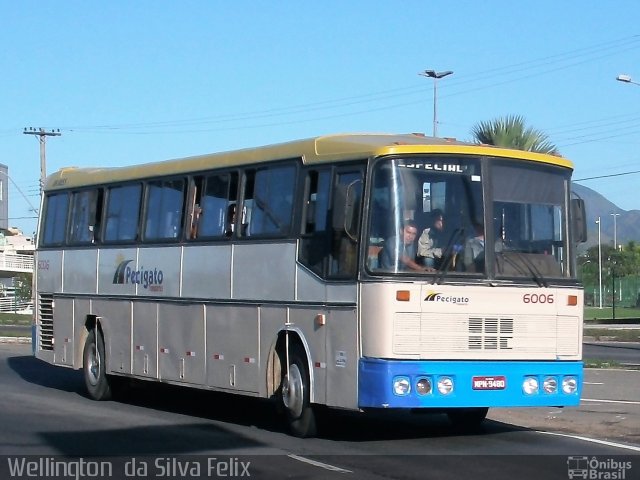 Pecigato Turismo 6006 na cidade de Vitória, Espírito Santo, Brasil, por Wellington  da Silva Felix. Número da foto: #4950255.