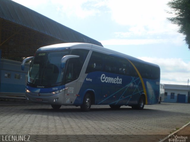 Viação Cometa 10218 na cidade de São Miguel Arcanjo, São Paulo, Brasil, por Luis Nunez. Número da foto: #4950914.