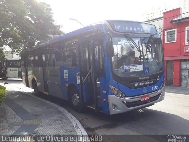 Transcooper > Norte Buss 2 6531 na cidade de São Paulo, São Paulo, Brasil, por Eduardo de Oliveira. Número da foto: #4950436.