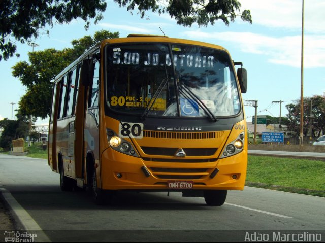 Transporte Suplementar de Belo Horizonte 800 na cidade de Belo Horizonte, Minas Gerais, Brasil, por Adão Raimundo Marcelino. ID da foto: 4950668.