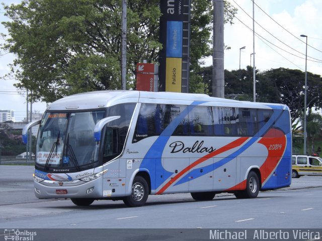 Dallas Turismo e Fretamento 20814 na cidade de São Paulo, São Paulo, Brasil, por Michael  Alberto Vieira. Número da foto: #4949917.
