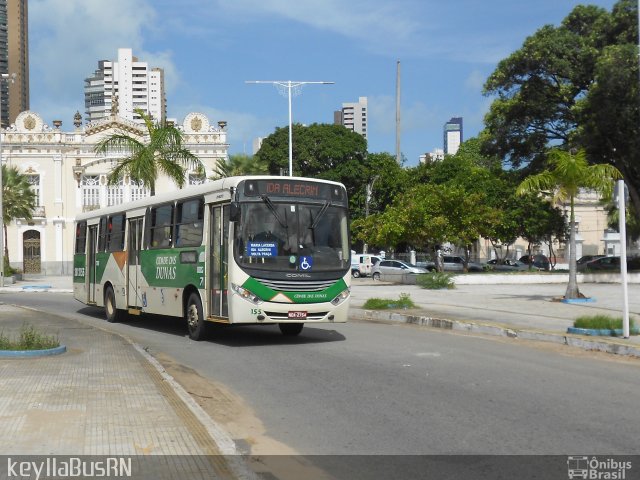 Viação Cidade das Dunas 2012155 na cidade de Natal, Rio Grande do Norte, Brasil, por Keylla Pinto. ID da foto: 4969963.