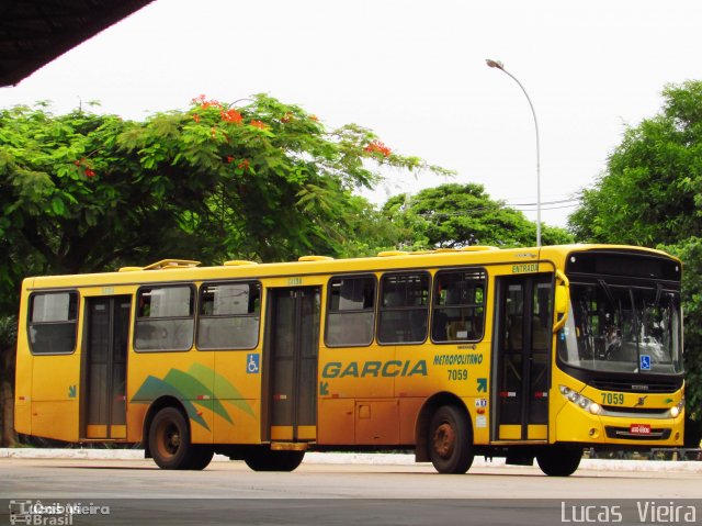 Viação Garcia 7059 na cidade de Maringá, Paraná, Brasil, por Lucas Vieira. Número da foto: #4971109.