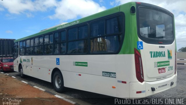 Auto Viação Tabosa 2795 na cidade de Caruaru, Pernambuco, Brasil, por Paulo Lucas. ID da foto: 4970446.