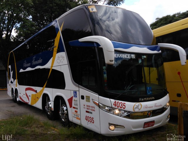 Advance Transatur 4035 na cidade de São Paulo, São Paulo, Brasil, por Felipe Vitor Paixão Vieira. Número da foto: #4970195.