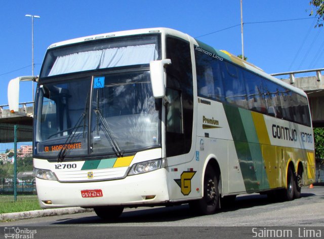 Empresa Gontijo de Transportes 12780 na cidade de Vitória, Espírito Santo, Brasil, por Saimom  Lima. ID da foto: 4971181.