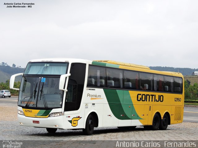 Empresa Gontijo de Transportes 12150 na cidade de João Monlevade, Minas Gerais, Brasil, por Antonio Carlos Fernandes. Número da foto: #4970181.