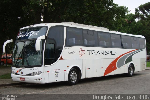 Transpen Transporte Coletivo e Encomendas 34045 na cidade de Curitiba, Paraná, Brasil, por Douglas Paternezi. Número da foto: #4970529.