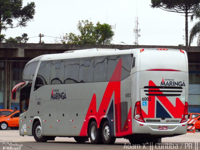 Expresso Maringá 6003 na cidade de Curitiba, Paraná, Brasil, por Adam Xavier Rodrigues Lima. Número da foto: #4970608.