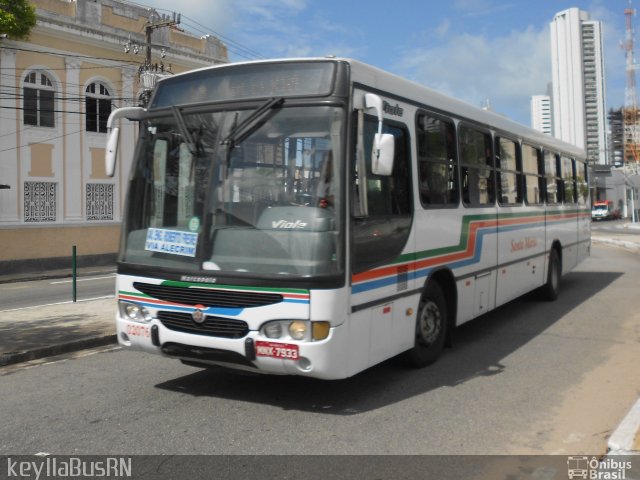 Auto Ônibus Santa Maria Transporte e Turismo 02076 na cidade de Natal, Rio Grande do Norte, Brasil, por Keylla Pinto. Número da foto: #4972937.