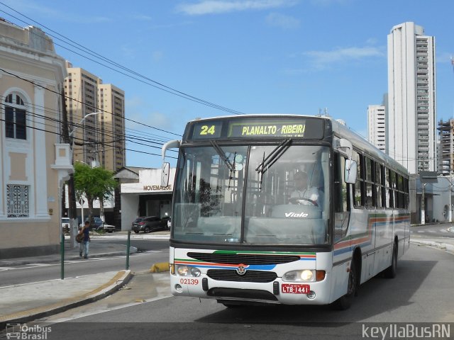 Auto Ônibus Santa Maria Transporte e Turismo 02139 na cidade de Natal, Rio Grande do Norte, Brasil, por Keylla Pinto. ID da foto: 4972976.