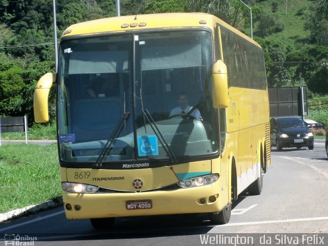 Viação Itapemirim 8619 na cidade de Viana, Espírito Santo, Brasil, por Wellington  da Silva Felix. ID da foto: 4972633.