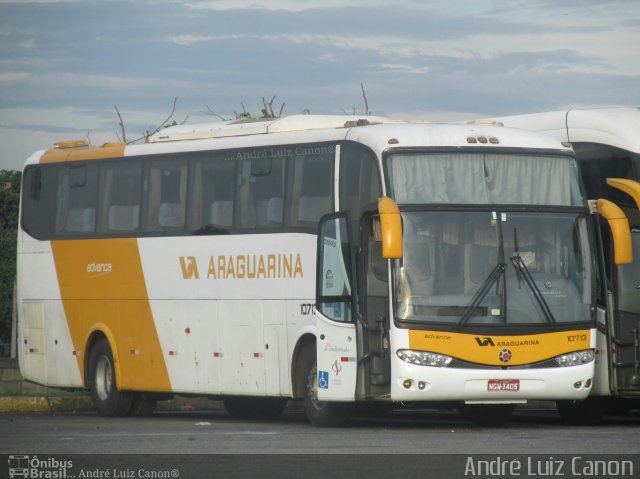 Viação Araguarina 10713 na cidade de Goiânia, Goiás, Brasil, por André Luiz Canon. Número da foto: #4972426.
