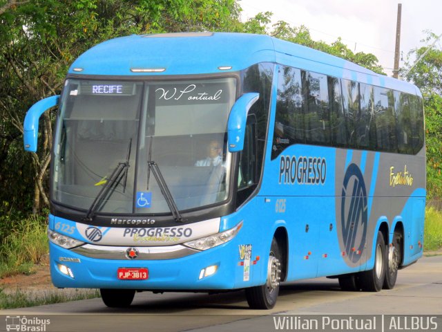 Auto Viação Progresso 6125 na cidade de Recife, Pernambuco, Brasil, por Willian Pontual. Número da foto: #4973688.