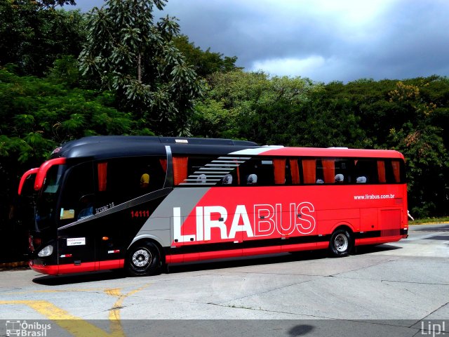 Lirabus 14111 na cidade de São Paulo, São Paulo, Brasil, por Felipe Vitor Paixão Vieira. Número da foto: #4972942.