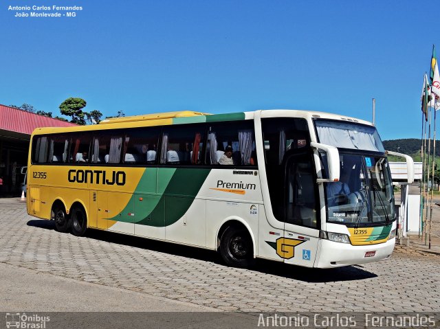 Empresa Gontijo de Transportes 12355 na cidade de João Monlevade, Minas Gerais, Brasil, por Antonio Carlos Fernandes. Número da foto: #4972685.