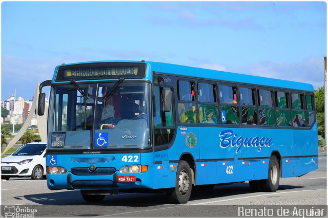 Biguaçu Transportes Coletivos Administração e Participação 422 na cidade de Florianópolis, Santa Catarina, Brasil, por Renato de Aguiar. ID da foto: 4972959.