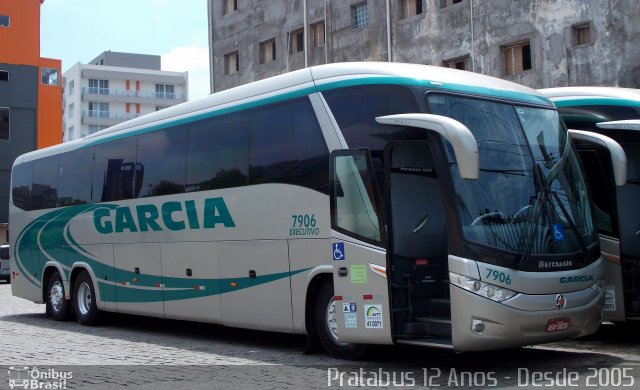 Viação Garcia 7906 na cidade de São Paulo, São Paulo, Brasil, por Cristiano Soares da Silva. Número da foto: #4973225.