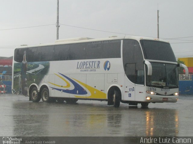 Lopestur - Lopes Turismo e Transportes 9764 na cidade de Goiânia, Goiás, Brasil, por André Luiz Canon. Número da foto: #4972411.