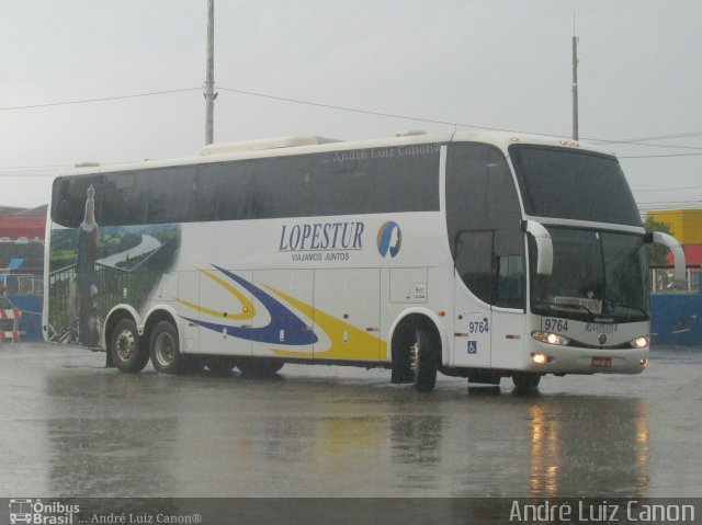 Lopestur - Lopes Turismo e Transportes 9764 na cidade de Goiânia, Goiás, Brasil, por André Luiz Canon. ID da foto: 4972411.