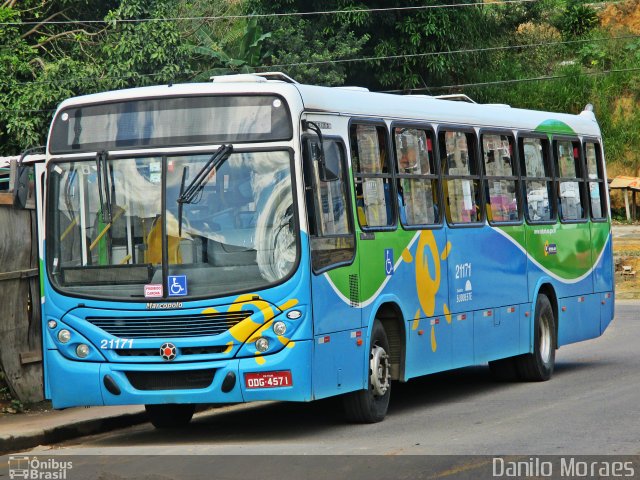 Santa Zita Transportes Coletivos 21171 na cidade de Viana, Espírito Santo, Brasil, por Danilo Moraes. Número da foto: #4975677.