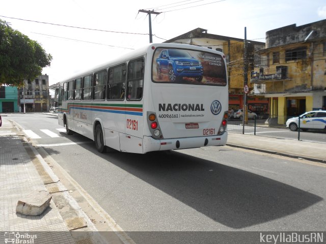 Auto Ônibus Santa Maria Transporte e Turismo 02161 na cidade de Natal, Rio Grande do Norte, Brasil, por Keylla Pinto. ID da foto: 4974464.