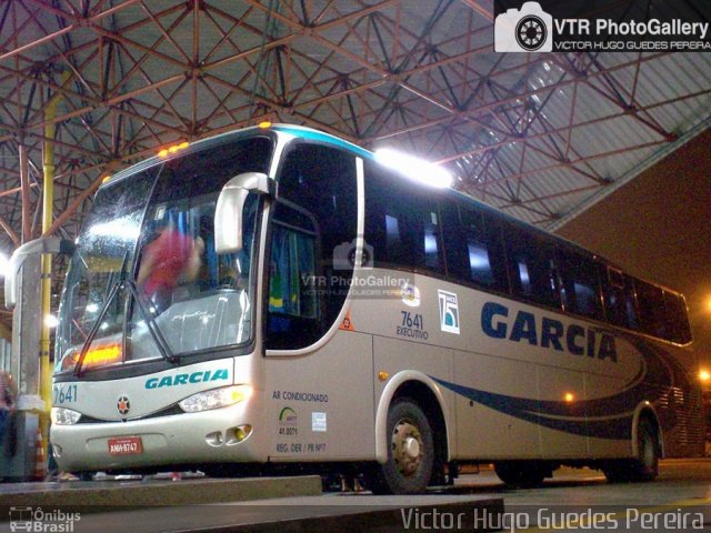 Viação Garcia 7641 na cidade de Maringá, Paraná, Brasil, por Victor Hugo Guedes Pereira. Número da foto: #4974795.