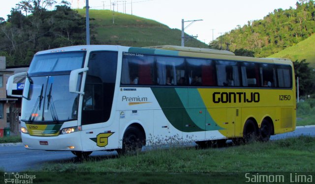 Empresa Gontijo de Transportes 12150 na cidade de Viana, Espírito Santo, Brasil, por Saimom  Lima. ID da foto: 4975619.