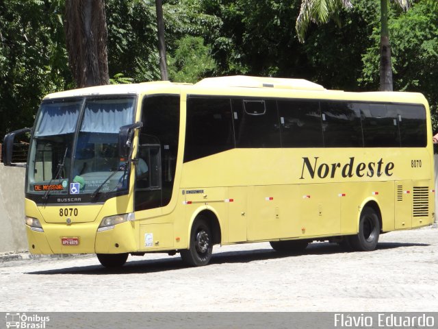 Viação Nordeste 8070 na cidade de Fortaleza, Ceará, Brasil, por Flávio Eduardo. ID da foto: 4974672.