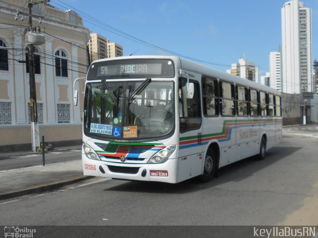 Auto Ônibus Santa Maria Transporte e Turismo 02056 na cidade de Natal, Rio Grande do Norte, Brasil, por Keylla Pinto. Número da foto: #4974466.
