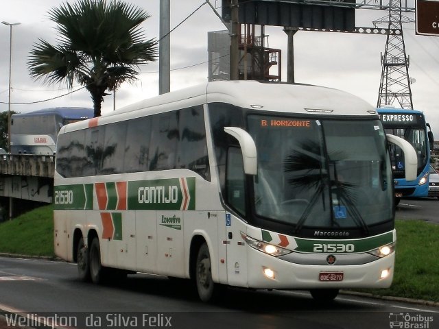 Empresa Gontijo de Transportes 21530 na cidade de Vitória, Espírito Santo, Brasil, por Wellington  da Silva Felix. ID da foto: 4977726.