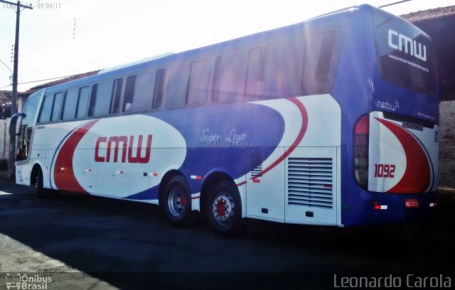 CMW Transportes 1092 na cidade de Aparecida, São Paulo, Brasil, por Leonardo Carola. Número da foto: #4976966.