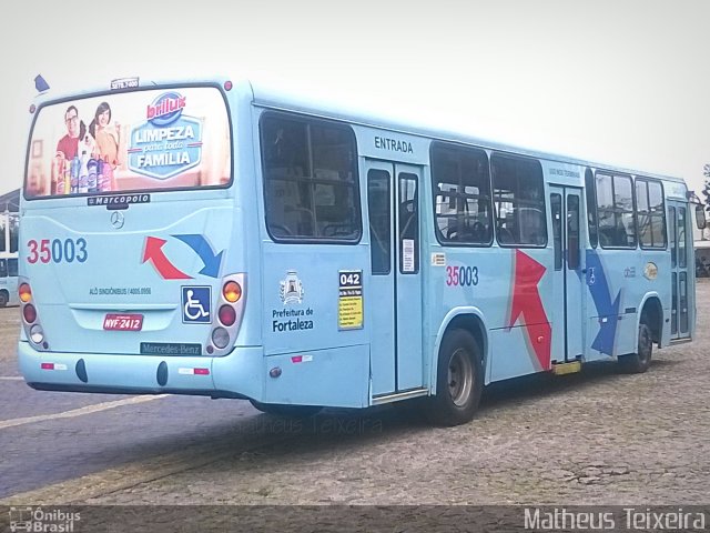 Rota Sol > Vega Transporte Urbano 35003 na cidade de Fortaleza, Ceará, Brasil, por Matheus Lima Teixeira. Número da foto: #4977322.