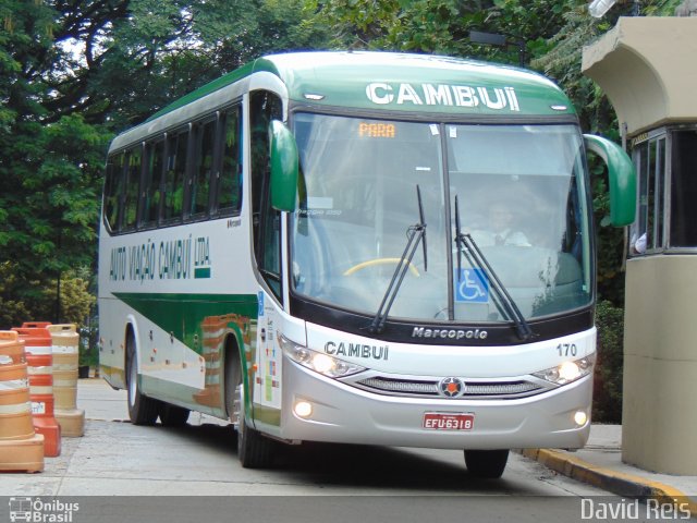 Auto Viação Cambuí 170 na cidade de São Paulo, São Paulo, Brasil, por David Reis. ID da foto: 4976965.